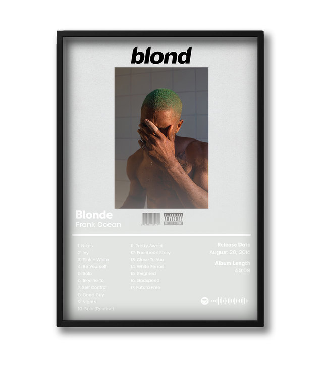 Frank Ocean Blonde Poster Posterworld