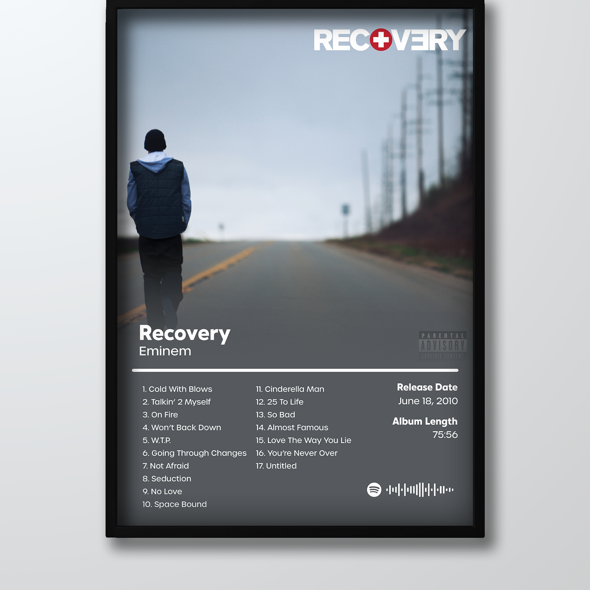 Eminem recovery poster posterworld