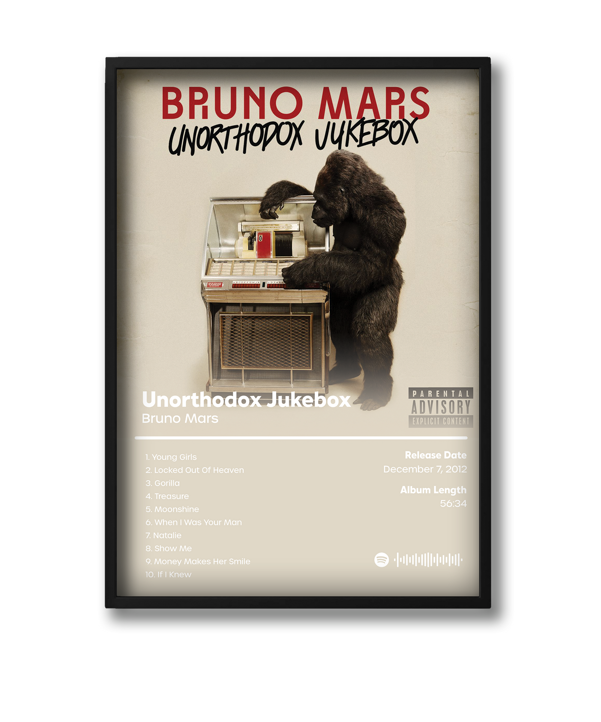 Bruno Mars Unorthodox Jukebox Posterworld