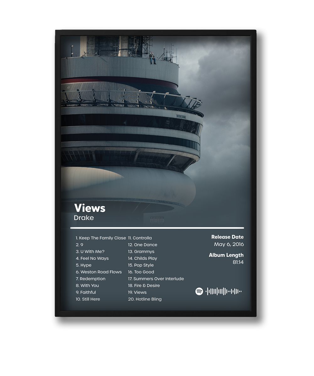 Drake views posterworld