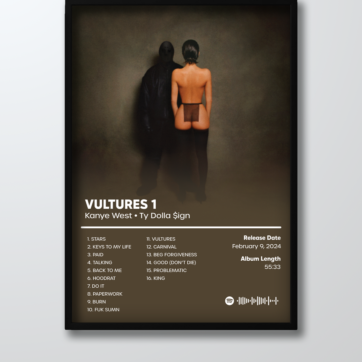 Kanye West - Vultures 1 – PosterWorld