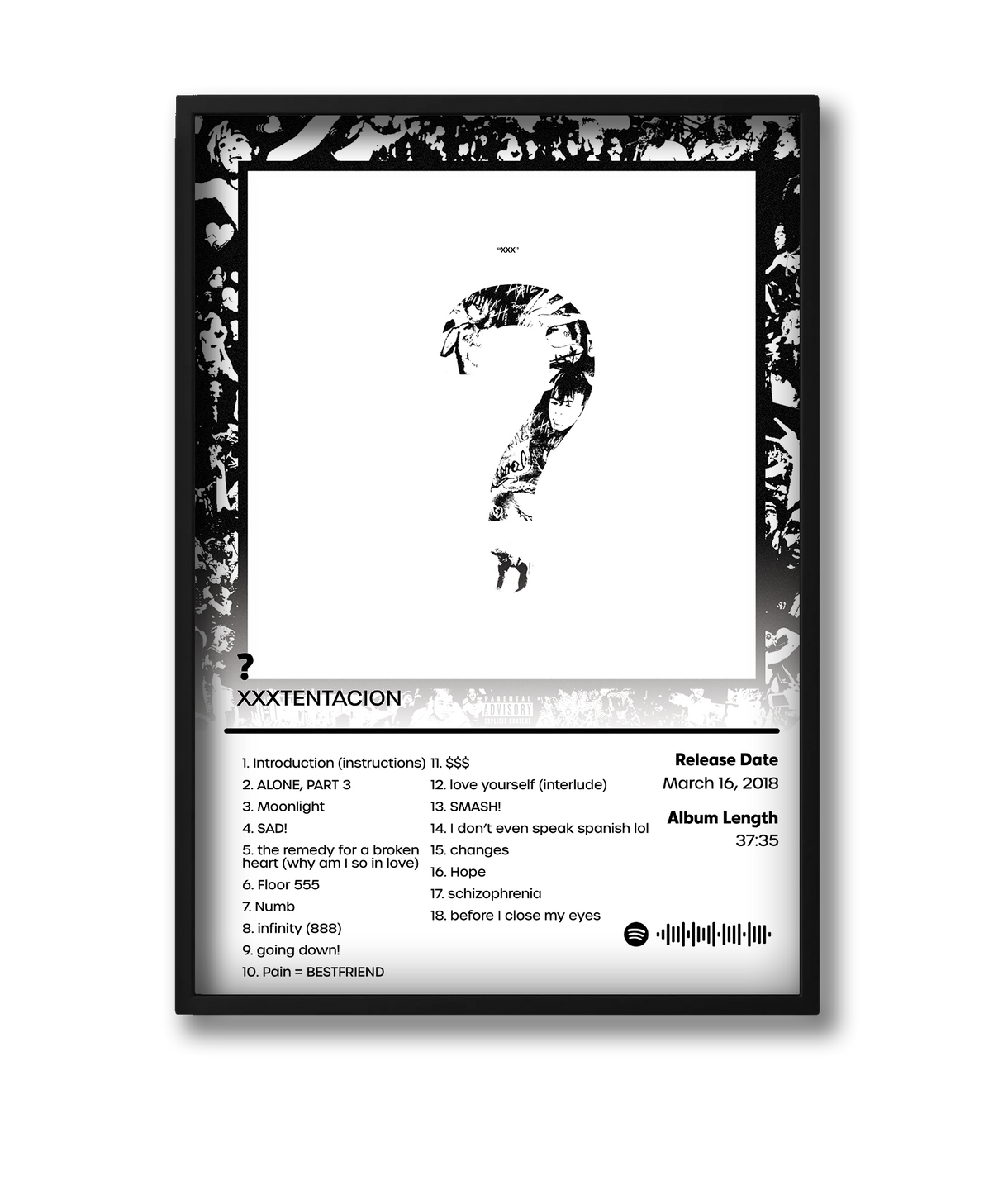 Xxxtentacion poster posterworld